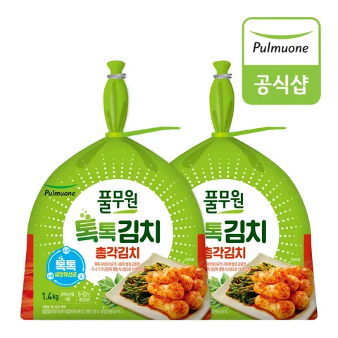 풀무원 톡톡김치 총각김치(1.4kg) x 2봉