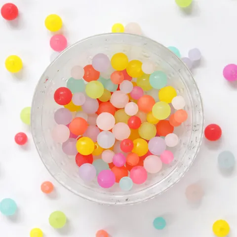 아트박스/도토리클래스 알록달록 불투명 구슬