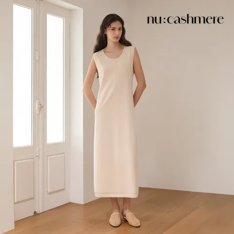 [런칭가 129000원]누캐시미어 26SS 린넨블렌드 원피스 +무이자3개월