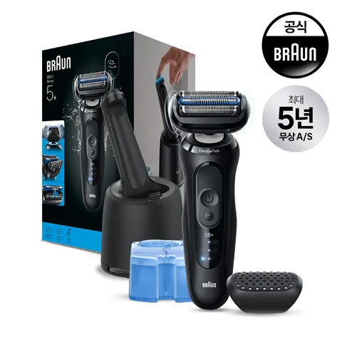 [BRAUN] 브라운 전기면도기 시리즈5+ 스킨쉴드 53-N70000cc 블랙
