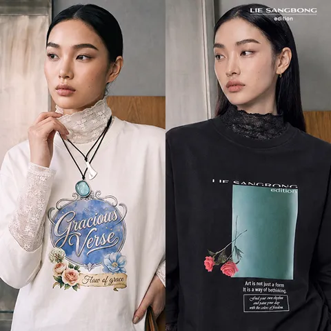 [론칭가 59900원] 이상봉에디션 26FW 레이스 콤비 티블라우스 - 현대Hmall