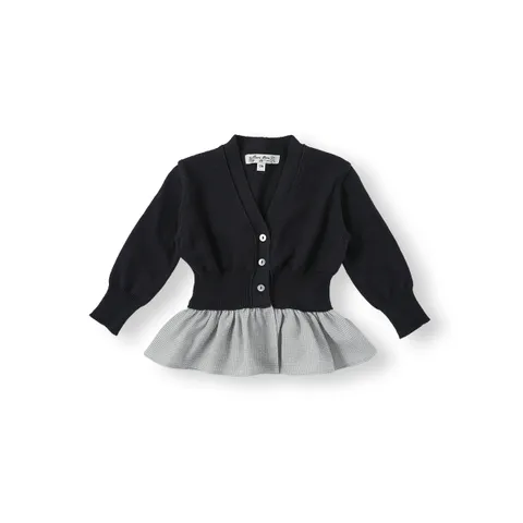 [현대백화점] 베네베네 BNG25S45023 BABY) 페페 페플럼 니트 가디건