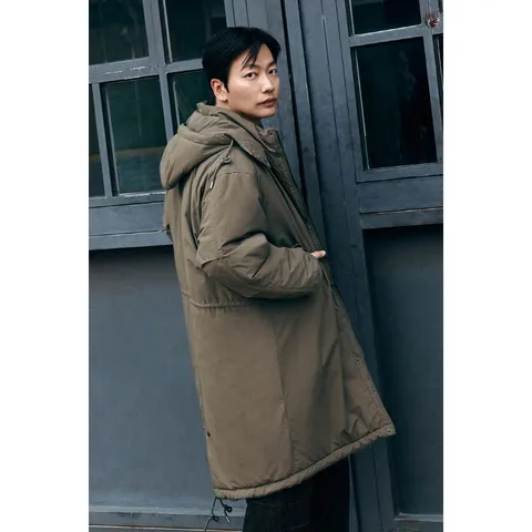 [현대백화점] [버커루] 남성 리버서블 패딩 야상 점퍼(B244JP350P)