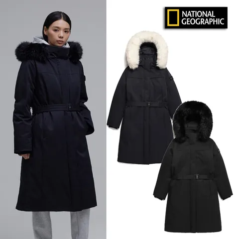 [현대백화점] 내셔널지오그래픽  N234WDW180 W 아틀라스 프리미엄 롱기장 구스 다운 점퍼다운 점퍼 +할인쿠폰