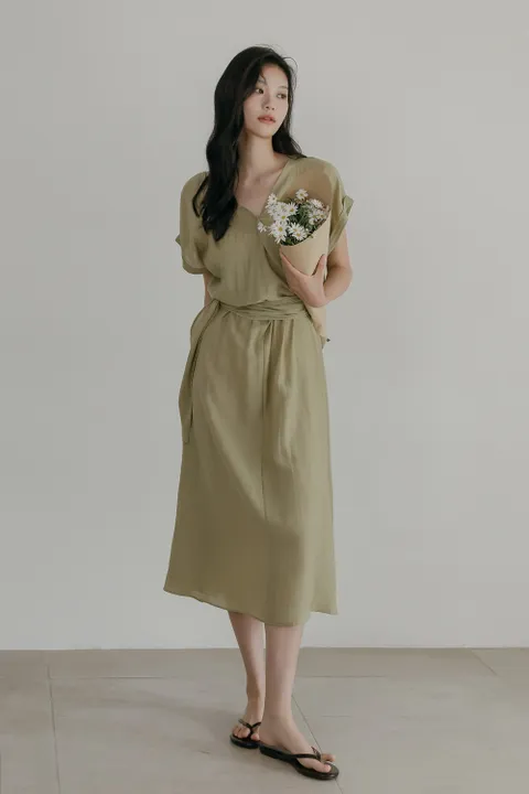 가든 린넨 원피스 +할인쿠폰