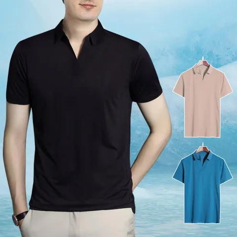 티셔츠 아이스 카라티 남성 쿨 피케 여름