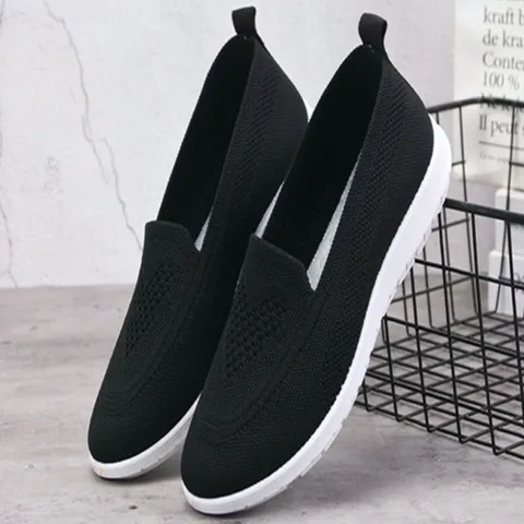 [쉬즈너리]플랫슈즈 여성단화 스니커즈 슬립온 여름단화F14