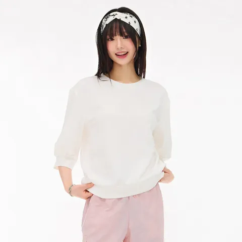 [체이스컬트] 여성 소매변형 7부 티셔츠-EARG5169B0A +할인쿠폰