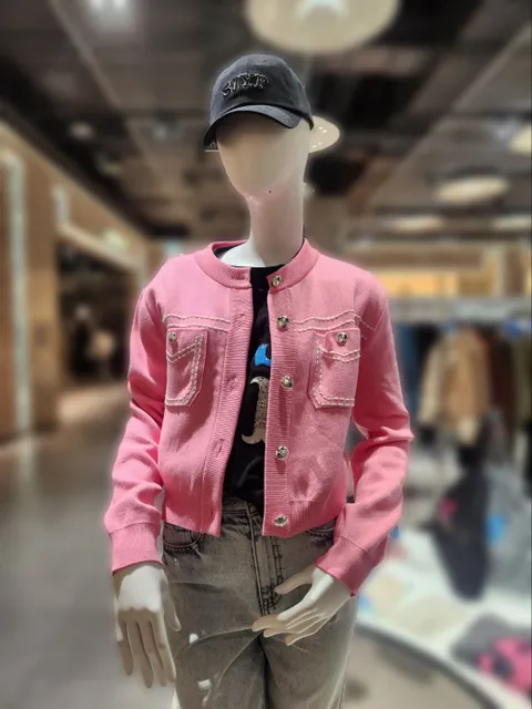 [현대백화점] [SJYP] PW2F1KCD911W 스티치 니트 가디건 +할인쿠폰