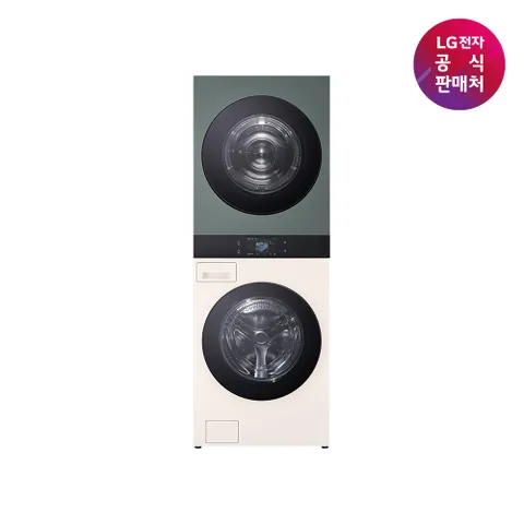 [ LG 직배송 / 전문기사 무료설치]LG 트롬 AI 오브제 워시타워 세탁건조기 [WA2525EGHF] (25+25kg) +무이자12개월