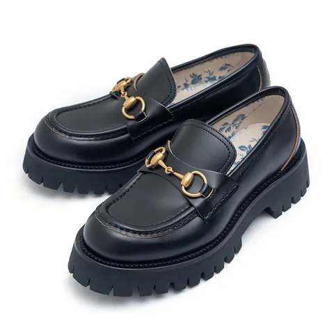 구찌 여성 레더 러그 솔 홀스빗 로퍼 577236 DS800 1000 +할인쿠폰