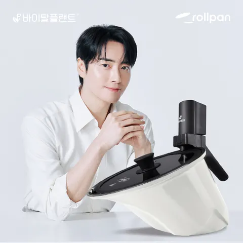 바이탈플랜트 롤팬 NEW 오리지널 자동회전냄비 (밀크)