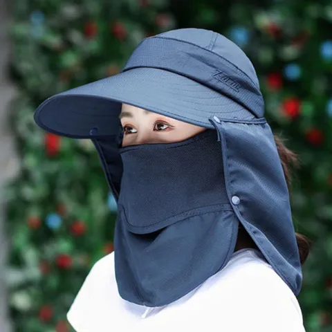 농촌 밭일 외부활동 얼굴보호 챙모자 햇빛차단 썬캡 +할인쿠폰