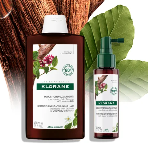 [클로란공식] 퀴닌 두피&모발강화 샴푸 400ml+퀴닌 두피 세럼 100ml