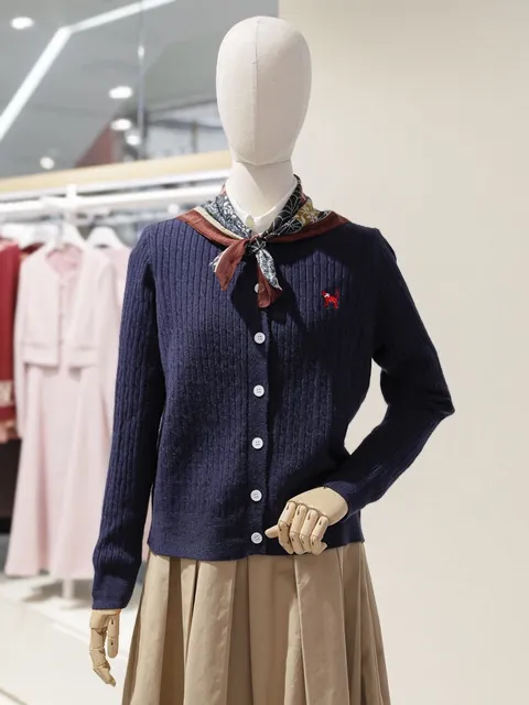 [현대백화점] SOUP 숲 스카프 세트 라운드 가디건 (SAAGD36) +할인쿠폰