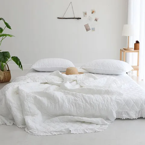 [현대백화점] 크렘드라크렘 레이스 아사 면 스프레드 퀸(Q) 195x225cm 4컬러