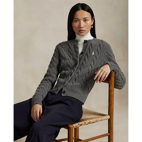 폴로 랄프 로렌 여성 케이블 니트 울 캐시미어 카디건(WMPOSWENDW20484020) +할인쿠폰 + 최종 결제가 기준 15% 적립