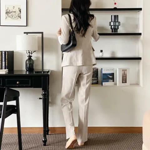 아트박스/신상오픈런 베나자 바지 스프링 스트레치 베이지 +할인쿠폰