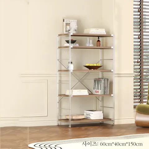[리벨리] 다용도 조립식 5단 수납 선반(60cmX40cmX150cm) +할인쿠폰
