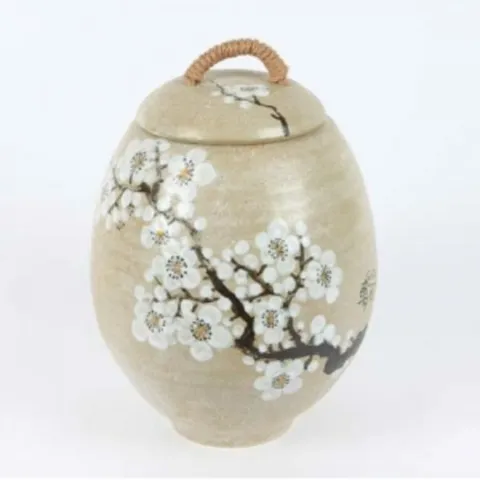 [박씨상방] 분청 사토 매화 쌀항아리20kg) +할인쿠폰