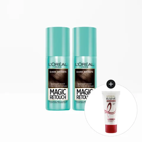 [로레알파리] 매직 리터치 2개+TR5 헤어팩 50ml +할인쿠폰(새치커버 스프레이 2개)