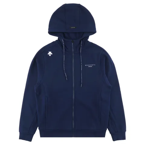 데상트 클라우드 스웻 오버핏 트레이닝 후드 집업 SP323UFT71NAVY +할인쿠폰