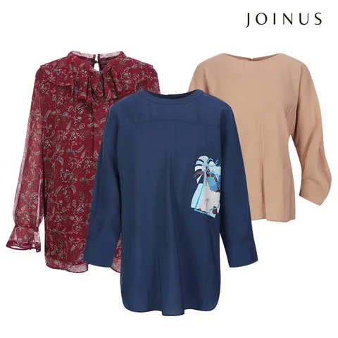 [조이너스] 조이너스여성봄블라우스셔츠쉬폰플라워10종택1