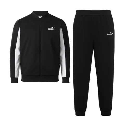 푸마 PUMA 베이스볼 트랙수트 남성 트레이닝 세트 운동복 짐웨어 런닝복 블랙 684851-01