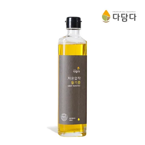 국산 저온압착 들기름 300ML