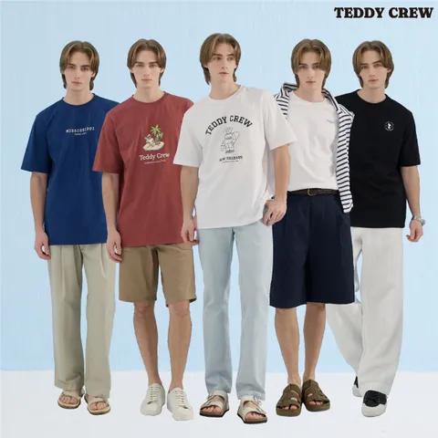 [TEDDY CREW] 테디크루 25SS 남성 코튼 반팔티셔츠 5종 (T25M)