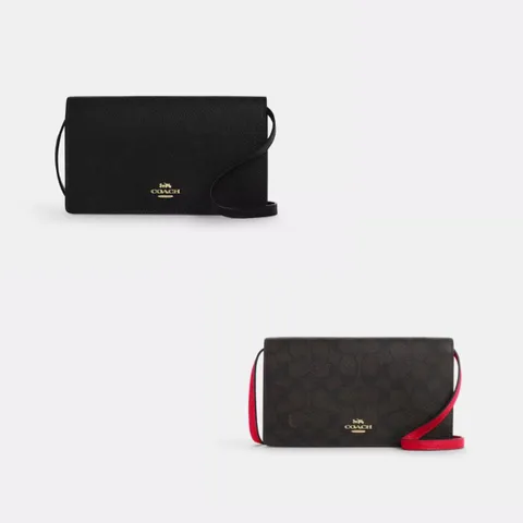 코치 Anna폴드오버 클러치 크로스바디 백 CX592/CX598 +할인쿠폰