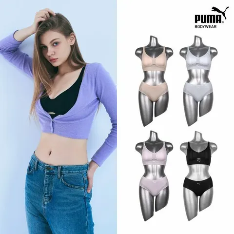 [제로퓨즈] 푸마 윈디홀  쿨 라이트 노와이어 브라팬티 8종 세트 +할인쿠폰