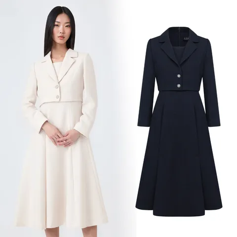 [현대백화점] [린LYNN] (L413) 여성 투피스 스타일 A라인 원피스 (LGOPOJ9500)