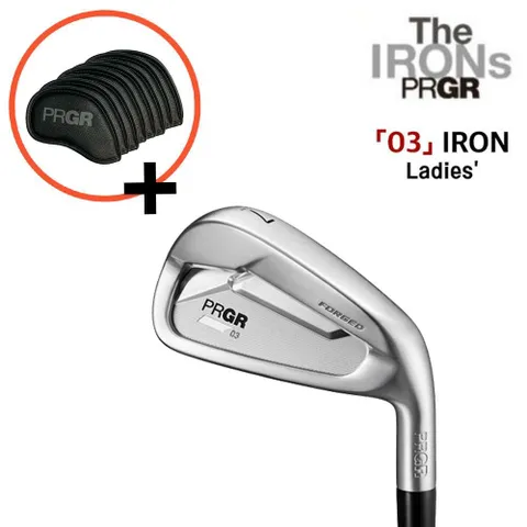 PRGR 프로기아 03아이언 비거리 여성용 8아이언세트 아이언커버증정 몬스터골프. +할인쿠폰