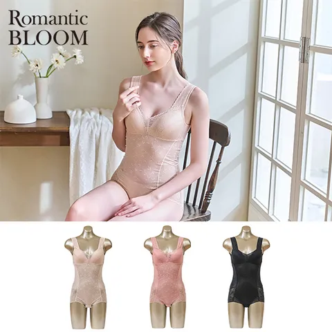 [ ★오직 방송에서만 4만원 sale★현대단독★신영와코루 正品!★한정물량][신영와코루] 25SS 로맨틱블룸 프리미엄 자가드 레이스 바디수트 3종 +무이자3개월(압박되는 느낌 없이 편안함과 보정을 함께)