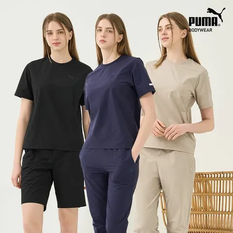 [하프클럽/푸마]여성 반팔+반바지+긴바지 3종세트 3컬러 택1