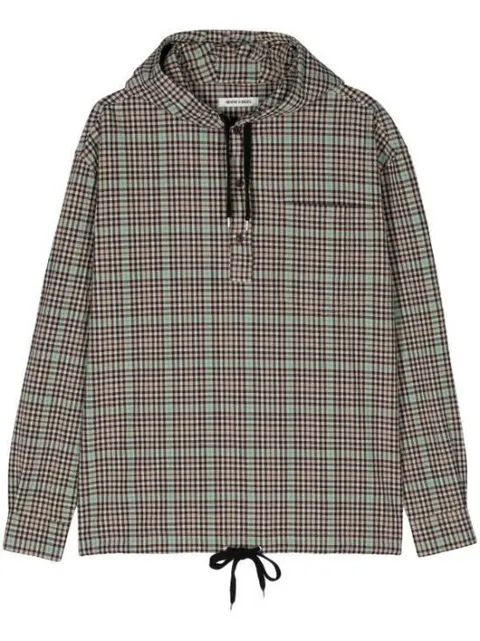 해외배송 24SS 헨릭 빕스코브 셔츠 SS24STUD M217 504 Brown Green Checks +할인쿠폰