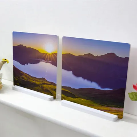 아트박스/꾸밈 pa896-스탠드액자2P_백두산의일몰