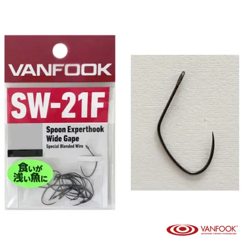 밴푹 송어스푼 훅 SW-21F블랙 (소용량)/8 +할인쿠폰
