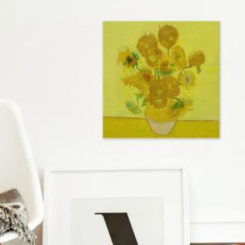 아트박스/아도라하우스 캔버스액자 명화 고흐 해바라기2 C타입 25x40cm