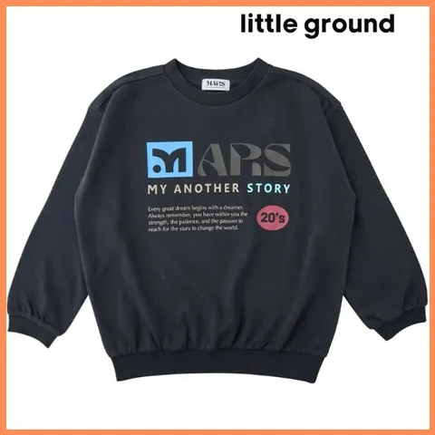 [현대백화점] [ *가을신상 리틀그라운드8 현대중동*][리틀그라운드8] MARS(75A1G-334-02)CP데일리맨투맨/아동 주니어 간절기 티셔츠 긴팔티 스웨트셔츠 선물 +할인쿠폰