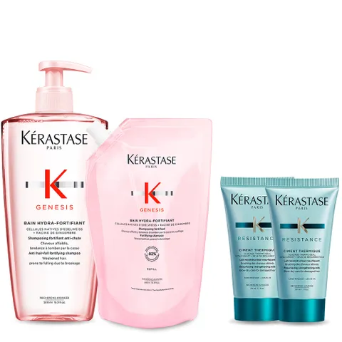 [현대백화점] [케라스타즈][12월] 세트 방 제네시스 대용량 샴푸 1L (본품 500ml + 리필 500ml)[볼륨업케어] +할인쿠폰