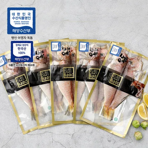 명인이영자옥돔 200g 5마리-선물포장