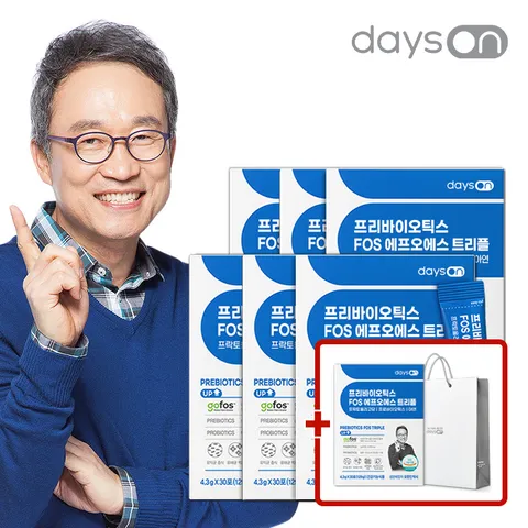 [6+1]오한진 프리바이오틱스 FOS 트리플 6개월 + 본품 1박스