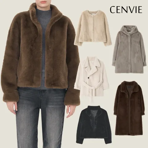 [센비] 루이 FAUX 밍크 가디건 퍼 자켓 4color +할인쿠폰
