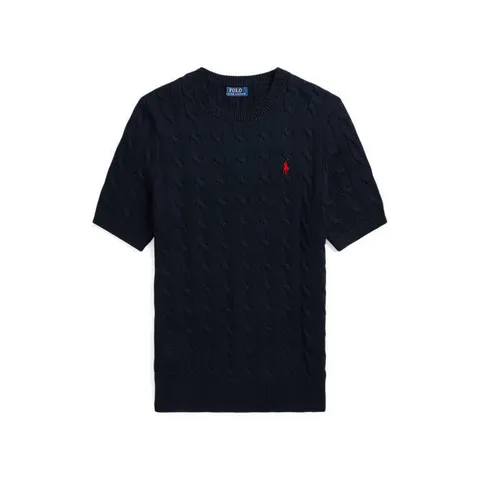 폴로 랄프 로렌 남성 케이블 니트 코튼 숏 슬리브 스웨터(MNPOSWE1N820011400) + 최종 결제가 기준 10% 적립