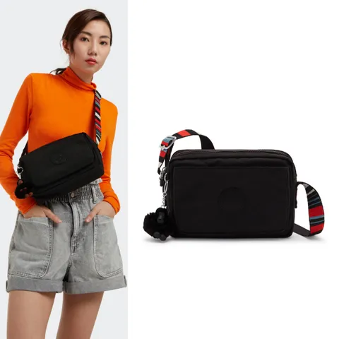 [본사공식]키플링 크로스백 여행가방 아바누M KPABS06 BK/NS