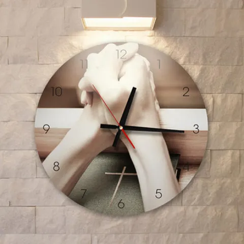 아트박스/꾸밈 ig182-기도하는손_인테리어벽시계