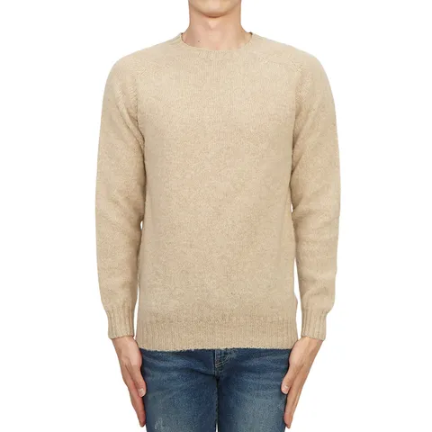 할리 오브 스코틀랜드 쉐기독 남성 니트 M3834 7 OATMILK