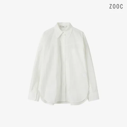 [ZOOC] 오버사이즈 투웨이 셔츠 WH_V263MSC904 +할인쿠폰